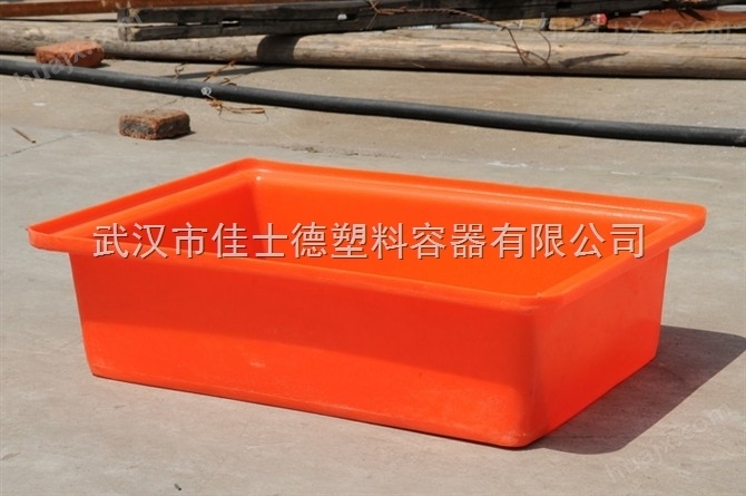 汉口水产市场塑料方形活渔箱