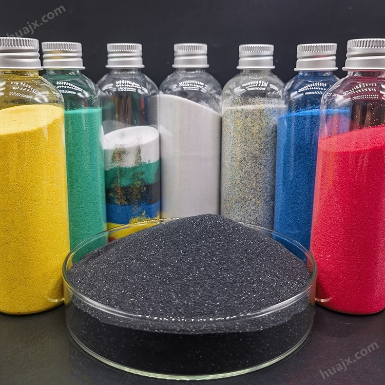 低增粘韧性强聚脲美缝剂用轻质彩砂填料