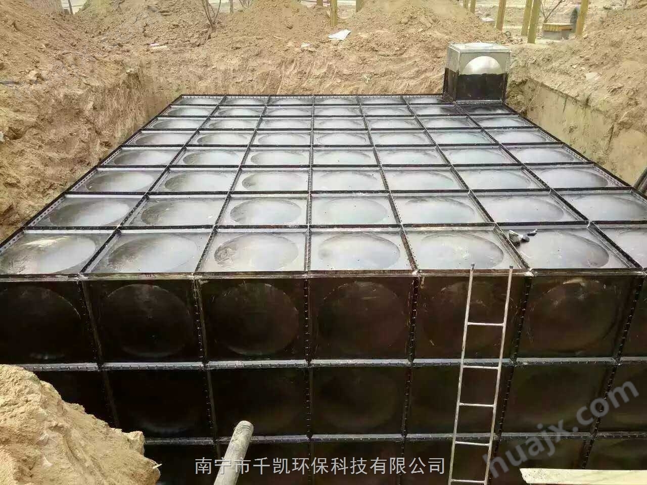 广西地埋式消防水箱是如何施工的