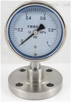 YPF-150B-F不锈钢膜片压力表