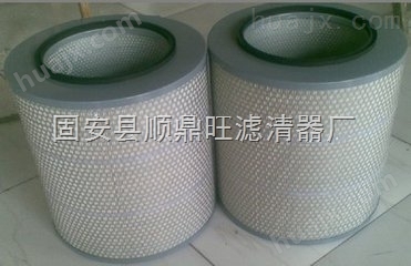 200*300黄纸木浆纤维滤筒空压机滤筒 粉尘滤筒