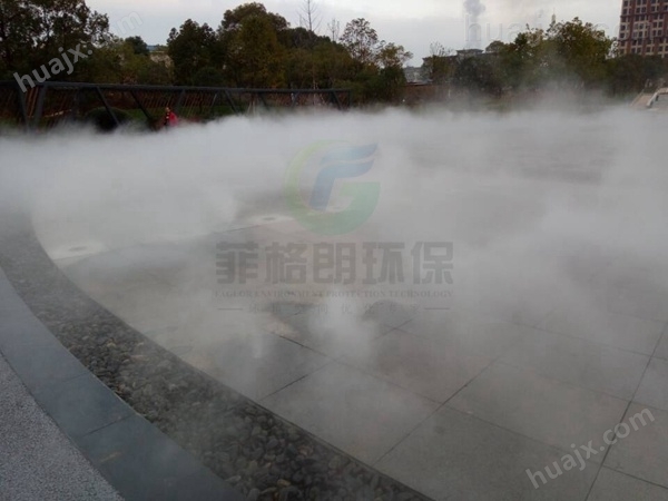 鹤壁公园全自动环保造雾设备效果好/生态园林景观人造雾工程技术
