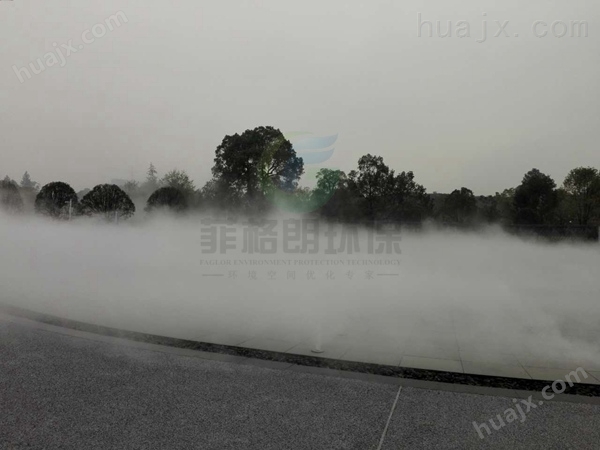 贺州公园全自动环保造雾设备效果好/生态园林景观人造雾工程技术
